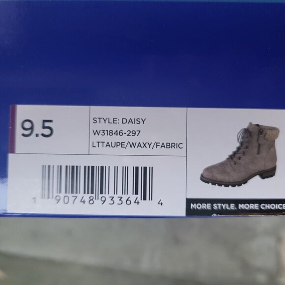 White Mountain Taupe Daisy Boots - sz 9.5M - NWT - Picture 2 of 5